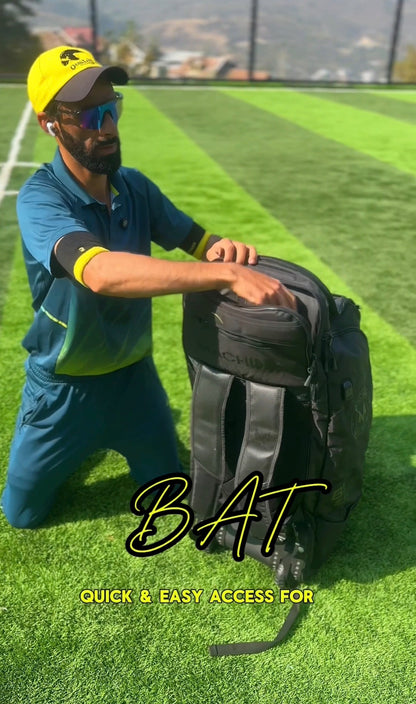 Machine Black Edition Pro Wheeli Duffle Kit Bag