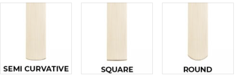 Toe shapes of English willow bat